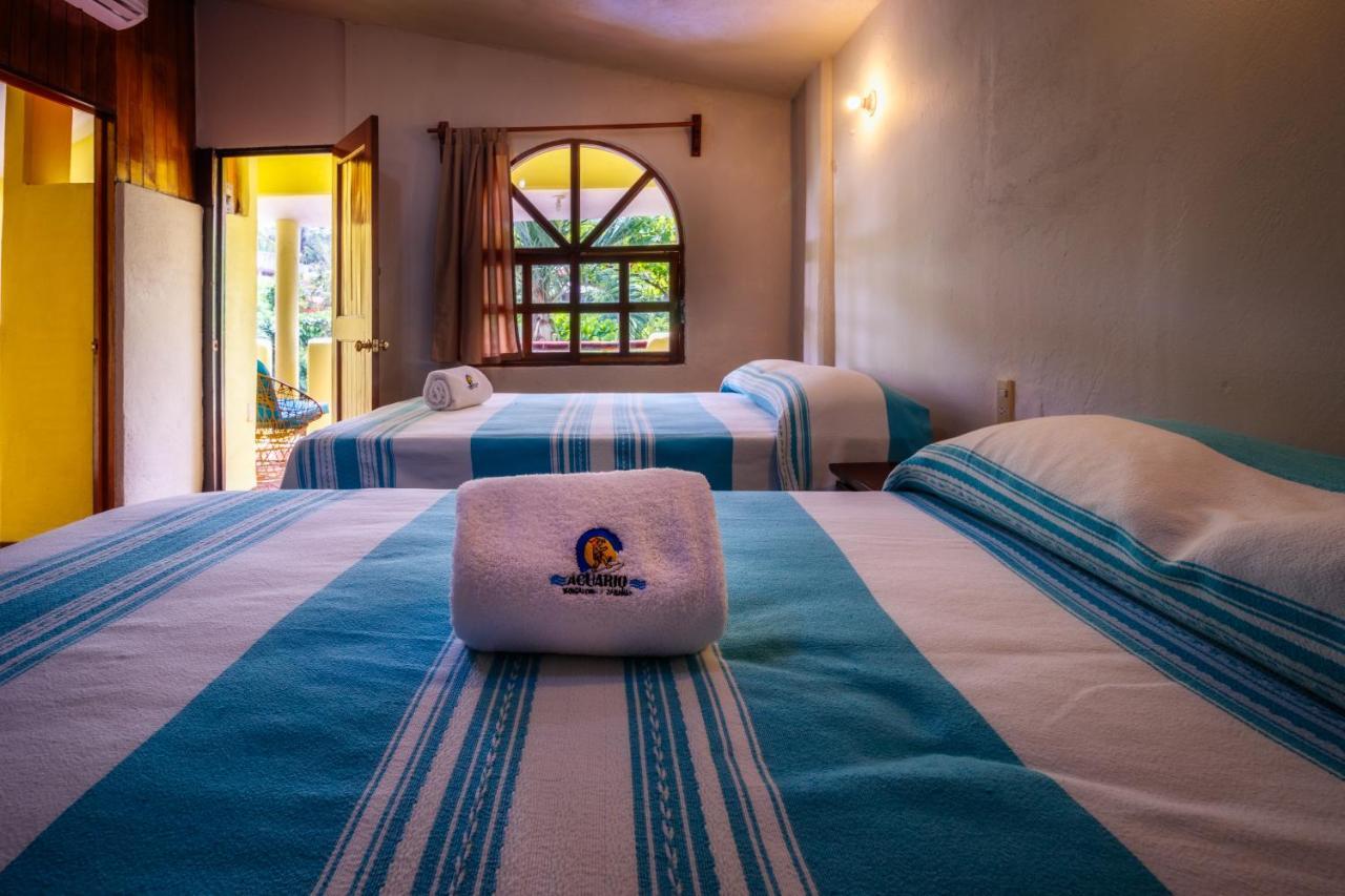 Hotel Bungalows Acuario Puerto Escondido  Bagian luar foto