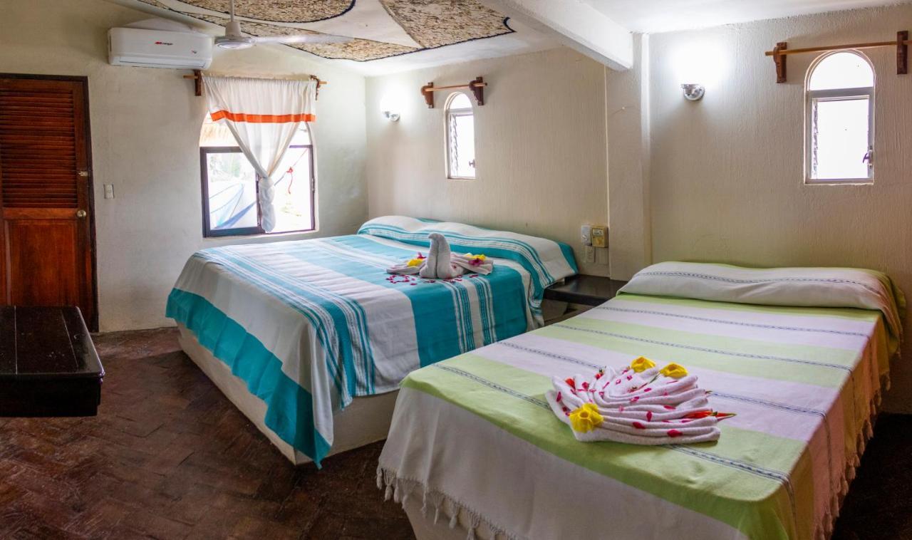 Hotel Bungalows Acuario Puerto Escondido  Bagian luar foto